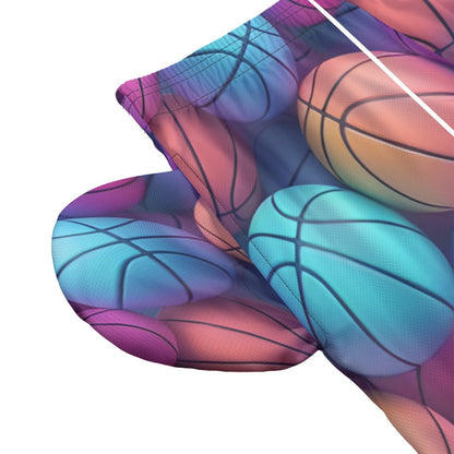 All-Over Print Adult Basketball Mesh Shorts