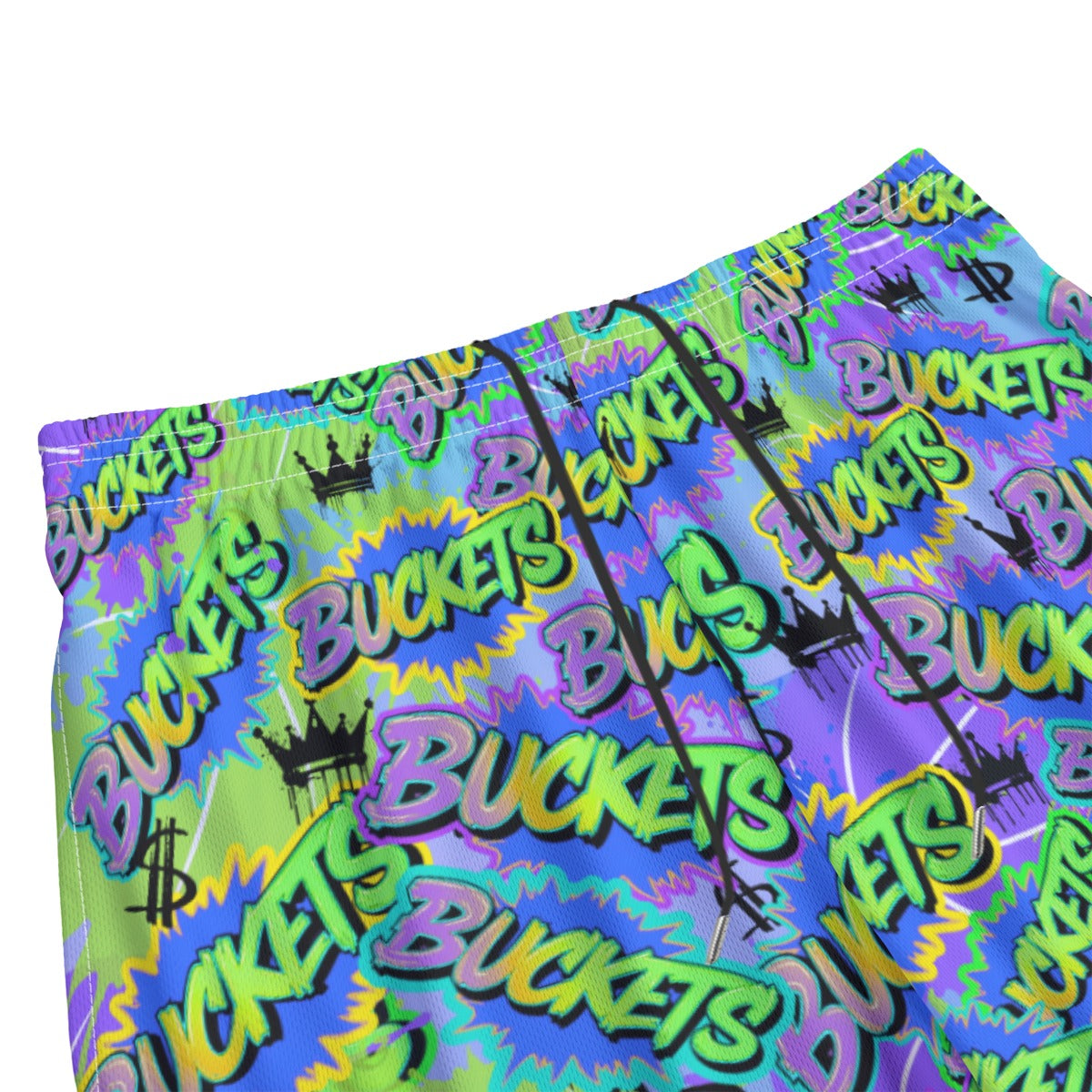 Adult Unisex Basketball Mesh Shorts - Buckets
