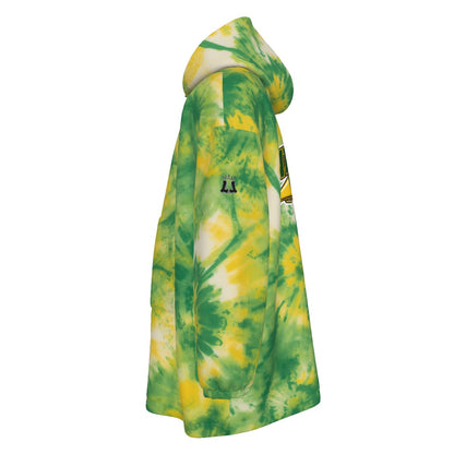 Adult TYFC Warriors Cheer Adult One-Size Tie-Dye Blanket Hoodie