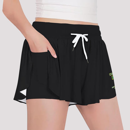 Girls Warriors Cheer Butterfly Shorts