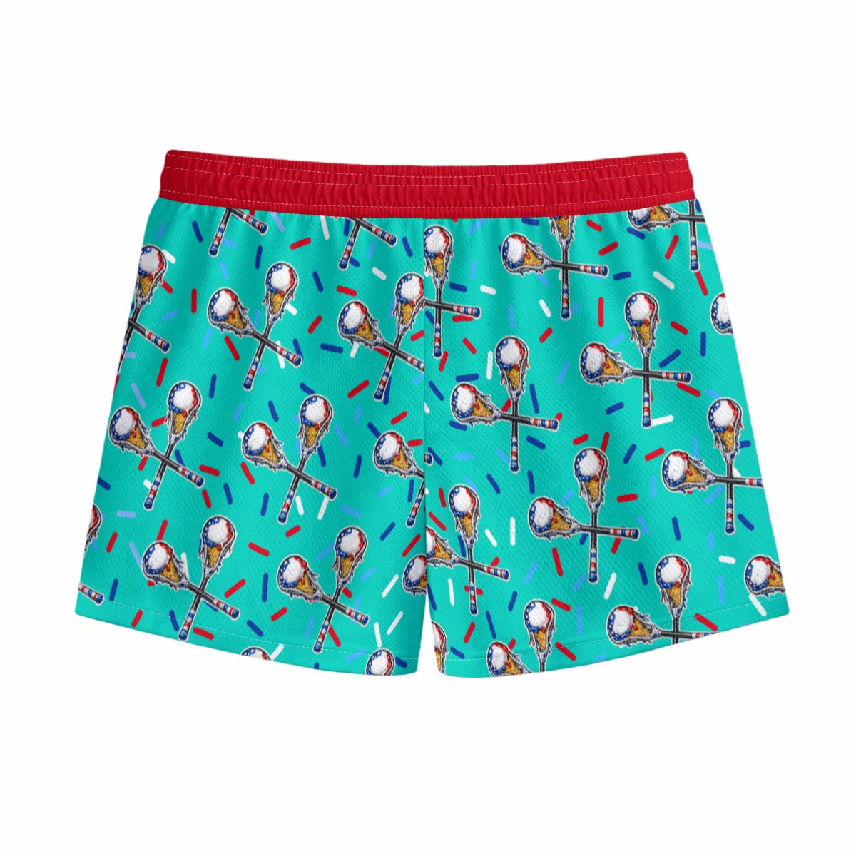 Youth Patriotic Lacrosse Shorts - Ice Cream Drip