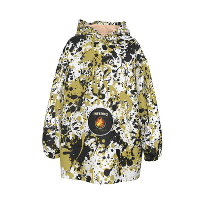 Youth Brimfield Inferno Softball Blanket Hoodie - Paint Splatter Edition
