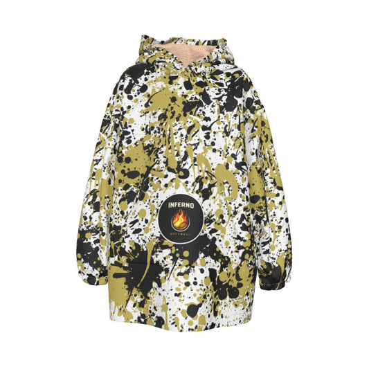 Youth Brimfield Inferno Softball Blanket Hoodie - Paint Splatter Edition