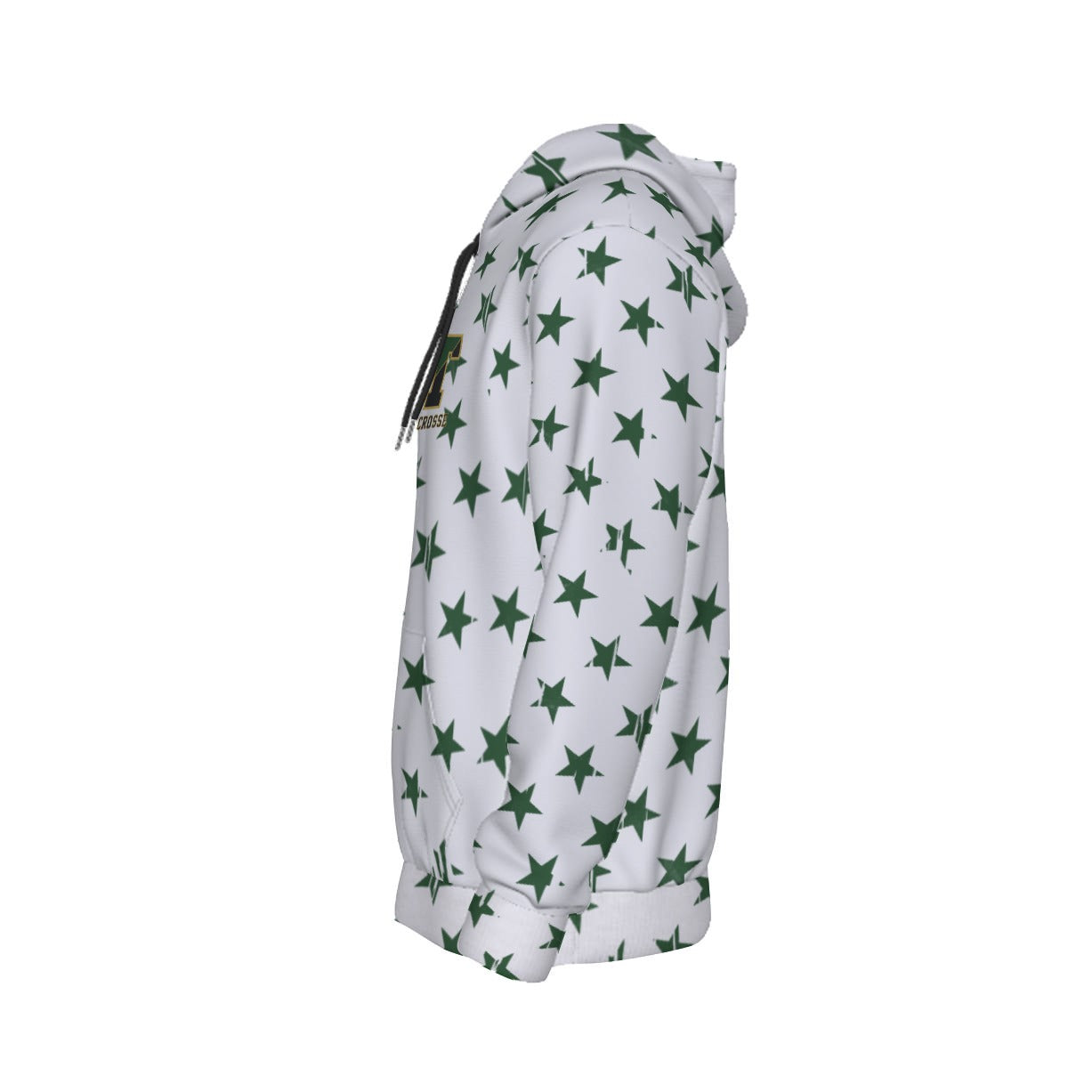 Adult TRYLAX Girl's Flag Star Hoodie (Non-Personalized)