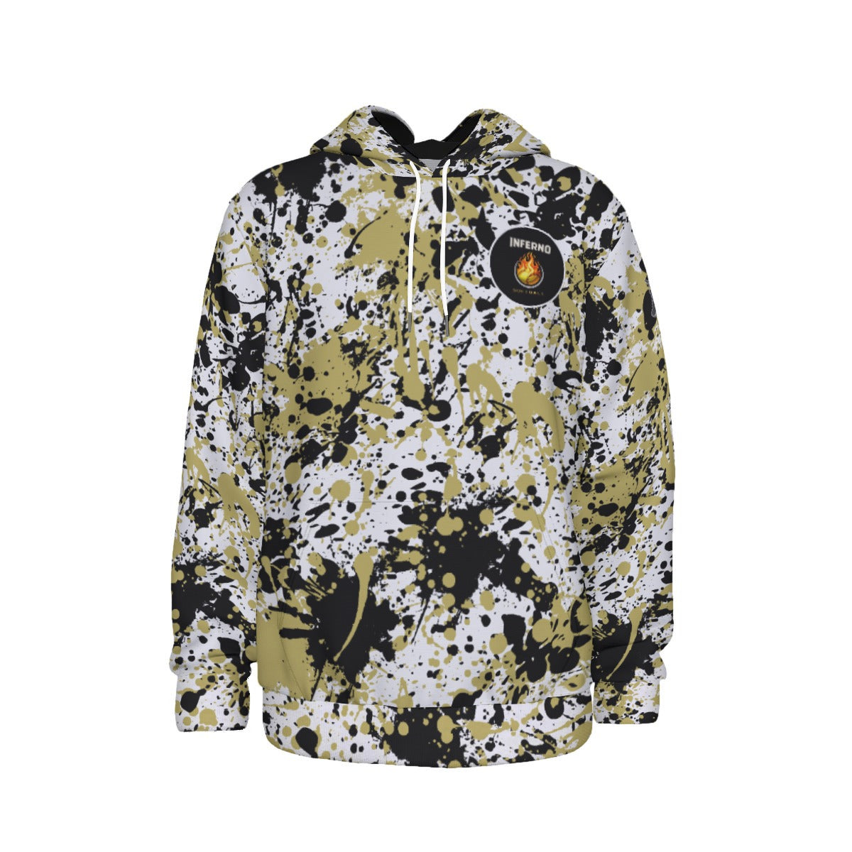 Adult Brimfield Inferno Paint Splatter Hoodie