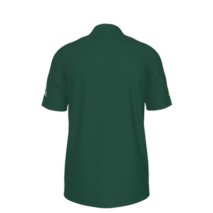 Men's Sturbridge Girls Softball UV Protection Polo - Coach's Green Edition (Personalized)