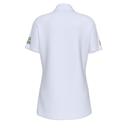 Women's Sturbridge Girls Softball UV Protection Polo - Coach's White Edition (Personalized)