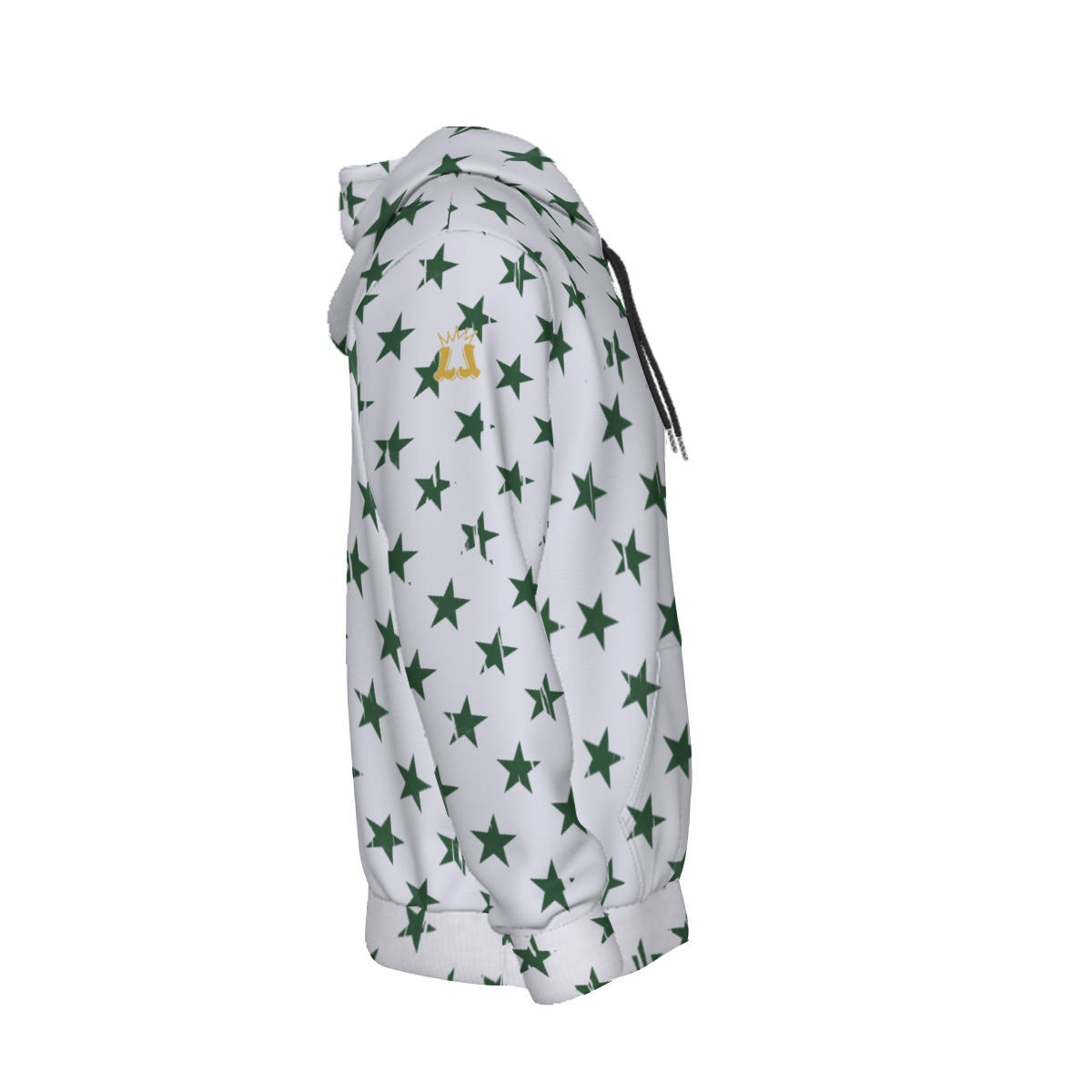 Adult TRYLAX Girl's Flag Star Hoodie (Non-Personalized)