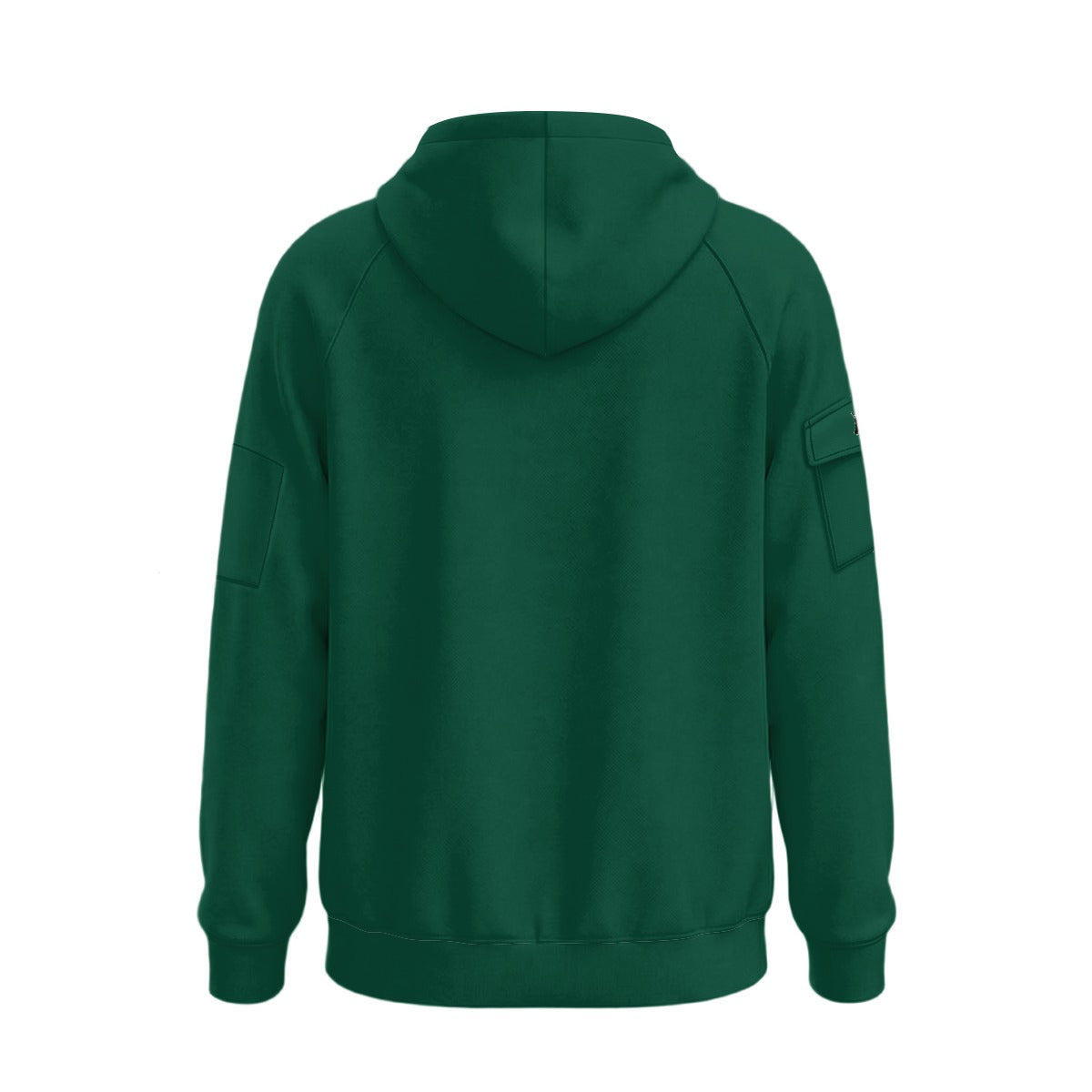 Adult Unisex Sturbridge Softball Half-Zip Hoodie (Green) Non-Personalized