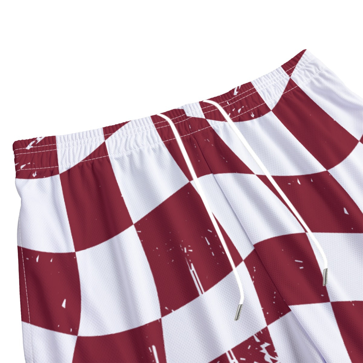 Adult Quaboag Baseball Mesh Shorts-Checkered