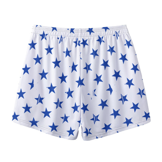 Adult Patriotic Baseball Mesh Shorts