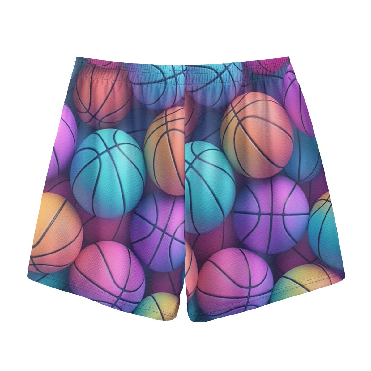 All-Over Print Adult Basketball Mesh Shorts
