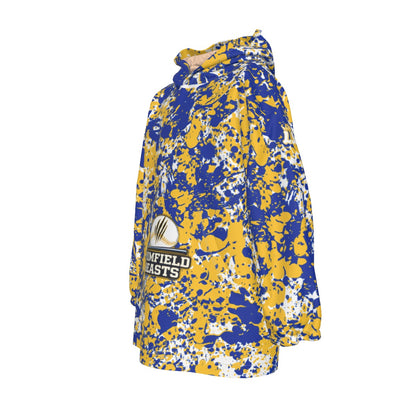 Youth Brimfield Beasts Sherpa Lined Hoodie - Paint Splatter Edition