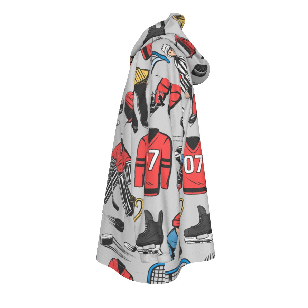 Youth Ice Hockey Blanket Hoodie
