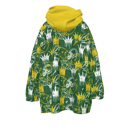 Youth Tantasqua Youth Football Dripping Crowns Blanket Hoodie (Non-Personalized)
