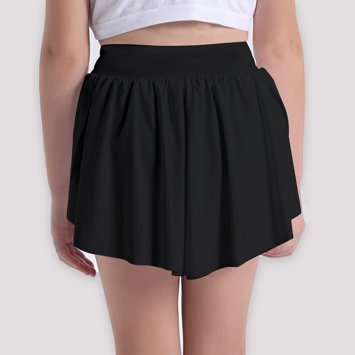 Girls Sturbridge Soccer Butterfly Shorts, Black