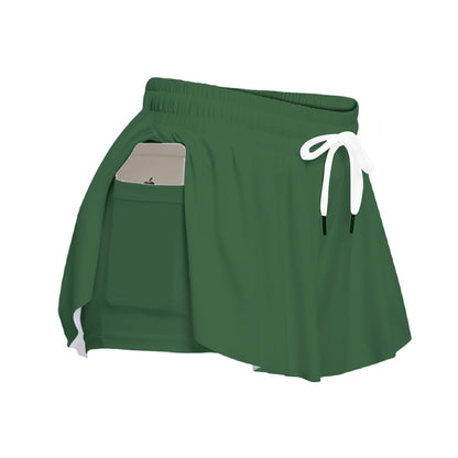 Women's Sturbridge Soccer Butterfly Shorts, Green