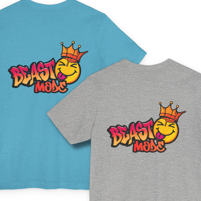 Adult Unisex Beast Mode Sports T-Shirt, Funny Graffiti Design