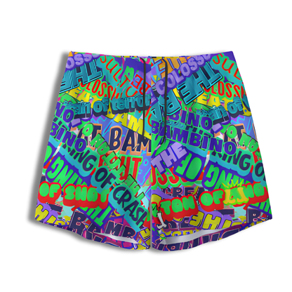 All-Over Print Adult Mesh Shorts, The Sandlot Movie Design