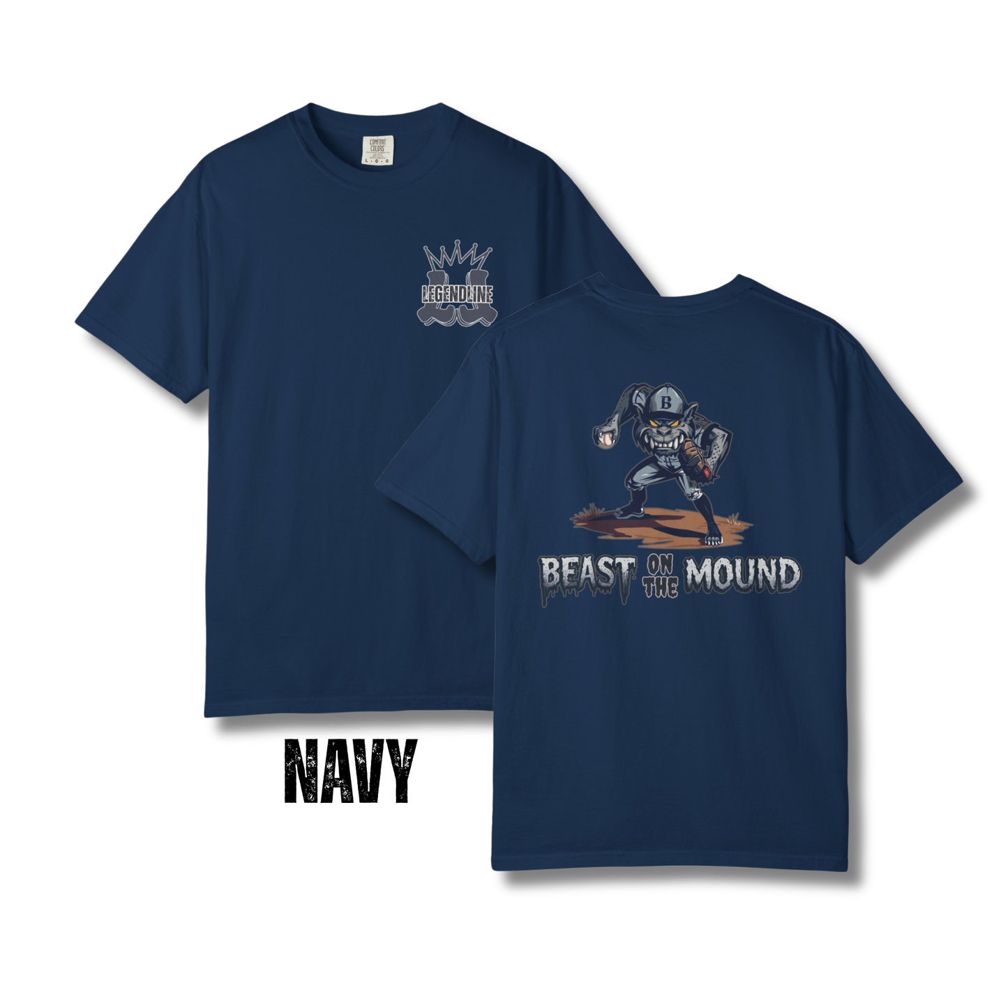 Youth Beast on the Mound Baseball Pitchers T-Shirt