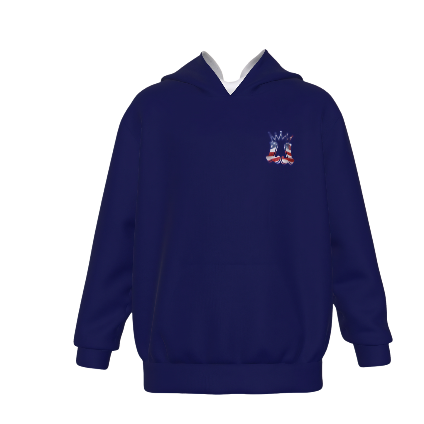Youth American Flag Golf Hoodie, Patriotic Gift for Golfer, Kids Sweatshirt