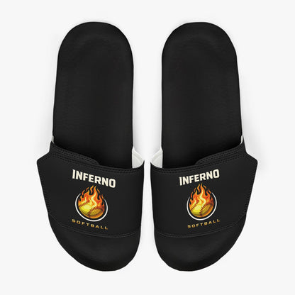 Women's Brimfield Inferno Adjustable Velcro Strap Slides (Non-Personalized)