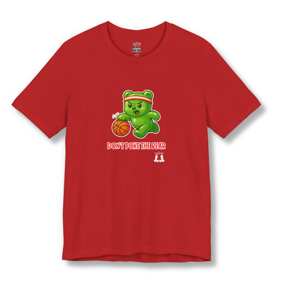 Adult Basketball T-Shirt: Don't Poke The Gummy Bear