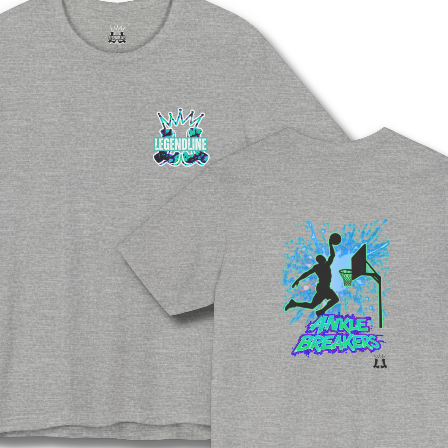 Adult Graphic Basketball T-Shirt: Ankle Breakers