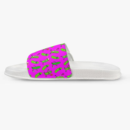 Women's Pink Pickle Sports Slides, Athletic Sandals