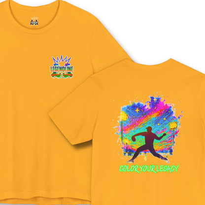 Adult Baseball Graphic T-Shirt, Colorful Design, Gift for Baseball Lover