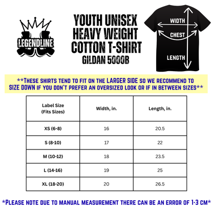 Youth Unisex Graphic Ice Hockey T-Shirt: Ice Queen