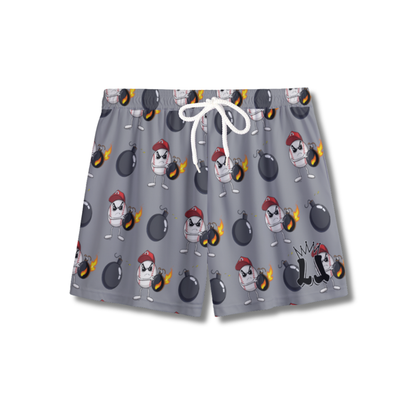 Youth "Dropping Bombs" Baseball Mesh Shorts