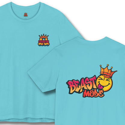 Adult Unisex Beast Mode Sports T-Shirt, Funny Graffiti Design