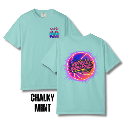 Adult Neon "Ankle Breakers" Basketball T-Shirt - Comfort Colors®