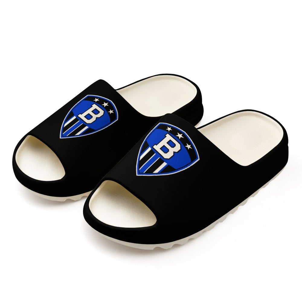 Adult Brimfield Soccer Sports Slides - Black