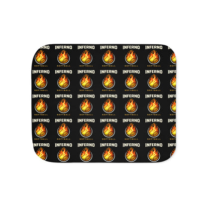 Brimfield Inferno Softball Sherpa Fleece Blanket