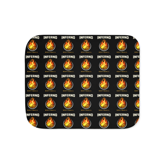 Brimfield Inferno Softball Sherpa Fleece Blanket