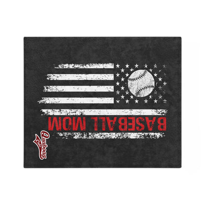 Quaboag Baseball Mom Minky Plush Blanket