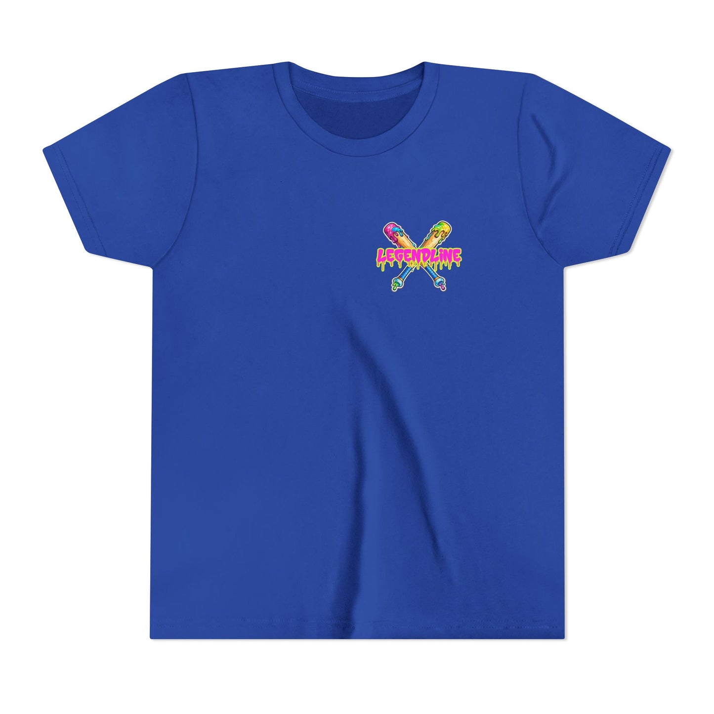 Kids Baseball Softball T-Shirt Softball Ice Cream Design