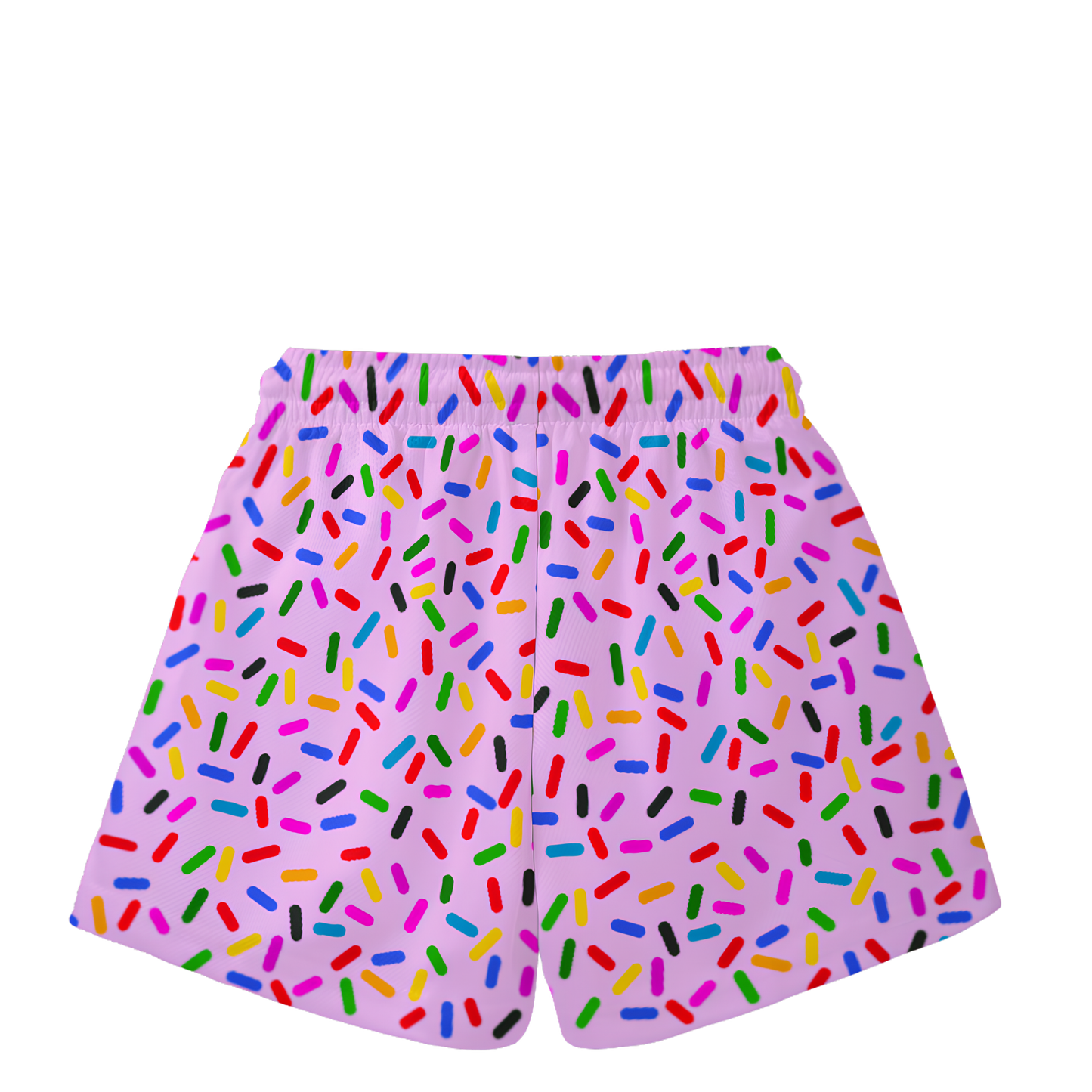 Toddler Ice Cream Sprinkles Mesh Shorts - Pink Edition