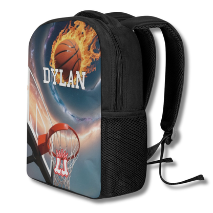 Custom Basketball Backpack, Personalized Name Sports Bag