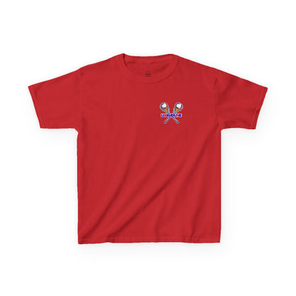 Kids Lacrosse T-Shirt, Youth Patriotic Shirt