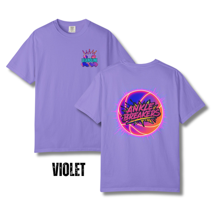 Adult Neon "Ankle Breakers" Basketball T-Shirt - Comfort Colors®
