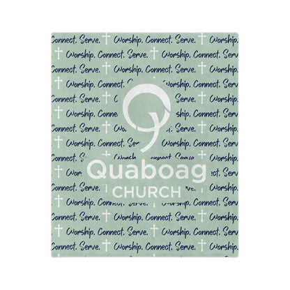 Quaboag Church Minky Plush Blanket - Version 2