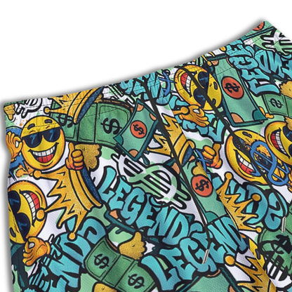 Legends Crown Graffiti All Sports Shorts