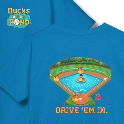 Youth Ducks on the Pond Baseball T-Shirt