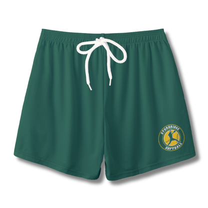 Youth Sturbridge Softball Shorts - Green Edition