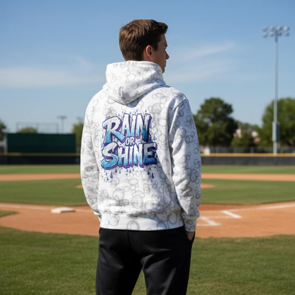 Unisex Adult Rain Delay Fleece Lined Hoodie