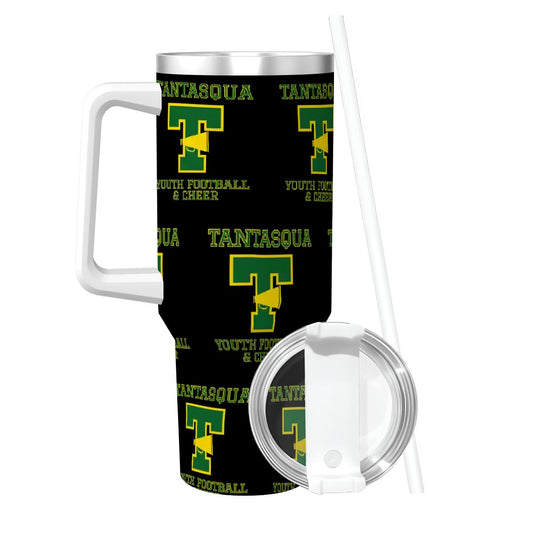TYFC Travel Coffee Mug with Handle and Straw (40oz)