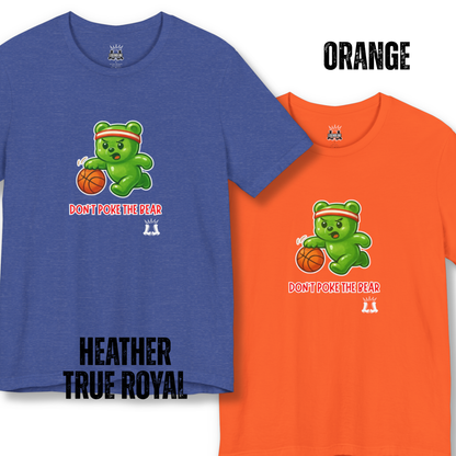 Adult Basketball T-Shirt: Don't Poke The Gummy Bear